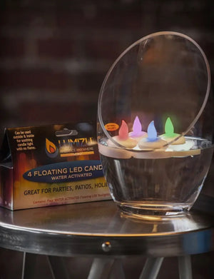 Multi-Color Water Activated LED Candles