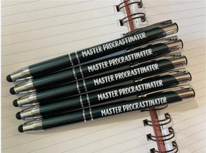 Master Procrastinator Pen